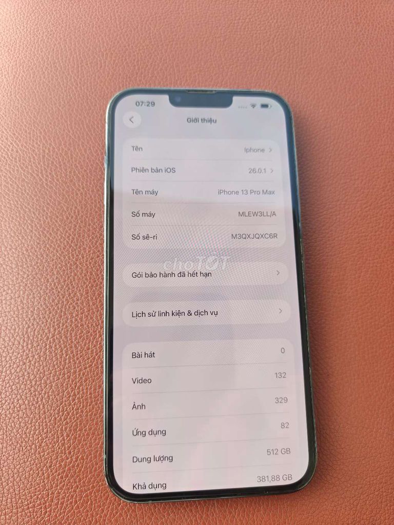 Apple iPhone 13 Pro Max 512GB Xanh Like New. Mua bán Điện thoại tại Huyện Bến Lức Long An được đăng bởi Đoàn Ngọc Huệ hình 1