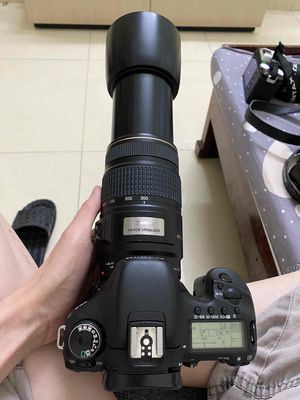 Canon 7D kèm lens 75-300 is usm