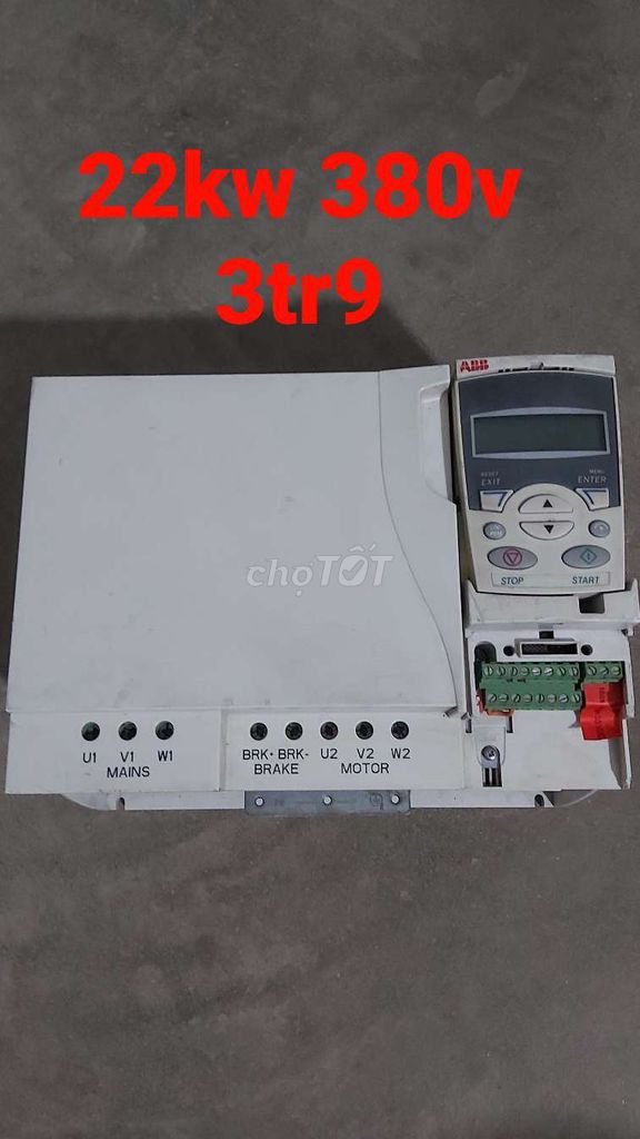 Biến tần ABB 22kW 380V Trắng. Mua bán Đồ chuyên dụng, Giống nuôi trồng tại Huyện Quỳ Hợp Nghệ An được đăng bởi Luc hình 1