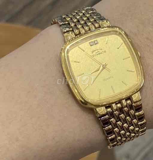 TECHNOS SWISS, MẠ VÀNG THỤY SỸ XƯA, 7 Jewels 1970