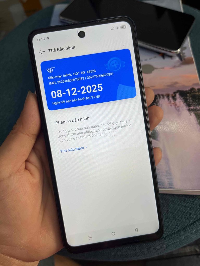 Infinix Hot 40i ram4/128GB máy đẹp còn BH T10/2025
