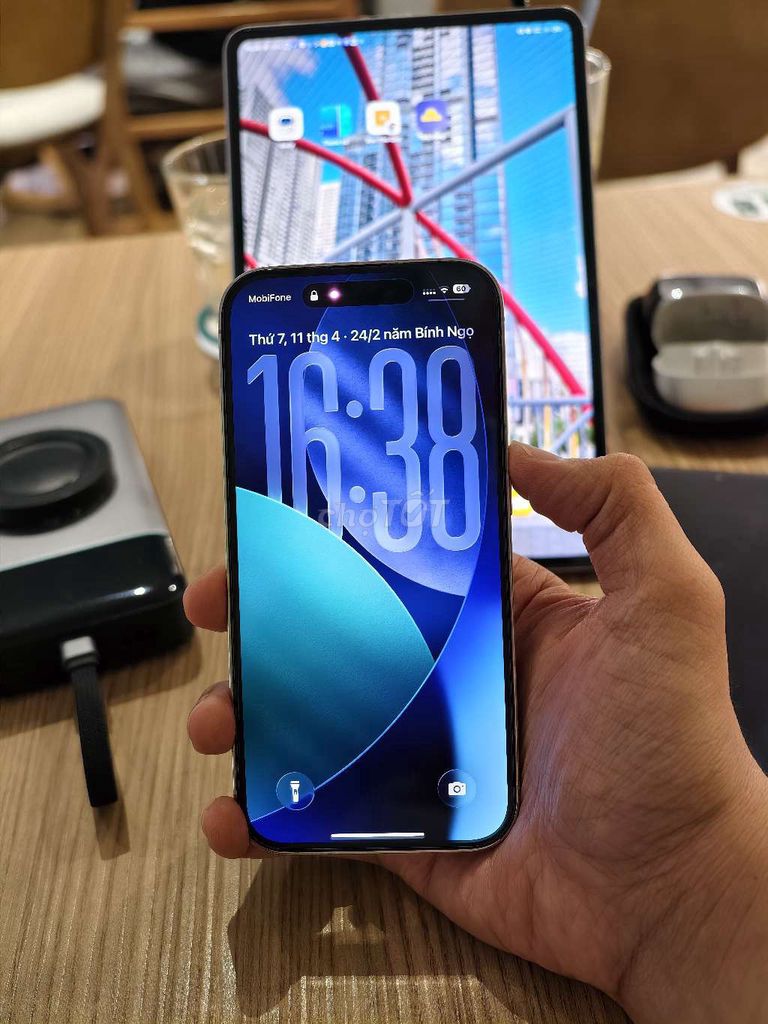 Apple iPhone 14 Pro 128GB Bạc . Mua bán Điện thoại tại Thành phố Long Xuyên An Giang được đăng bởi Cầm Đồ Thái LX hình 1