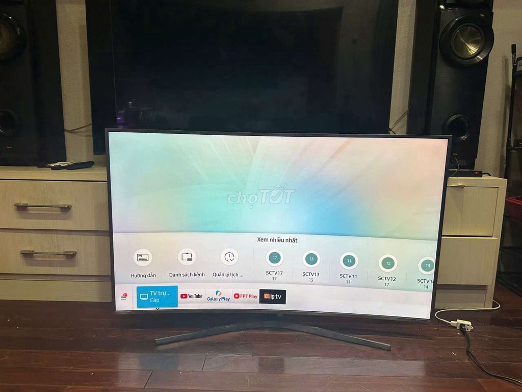 Tivi Samsung 55 inch màn cong 4K có Bluetooth. Mua bán Tivi, Âm thanh tại Quận 7 Tp Hồ Chí Minh được đăng bởi Hoàng Long Tivi  hình 1