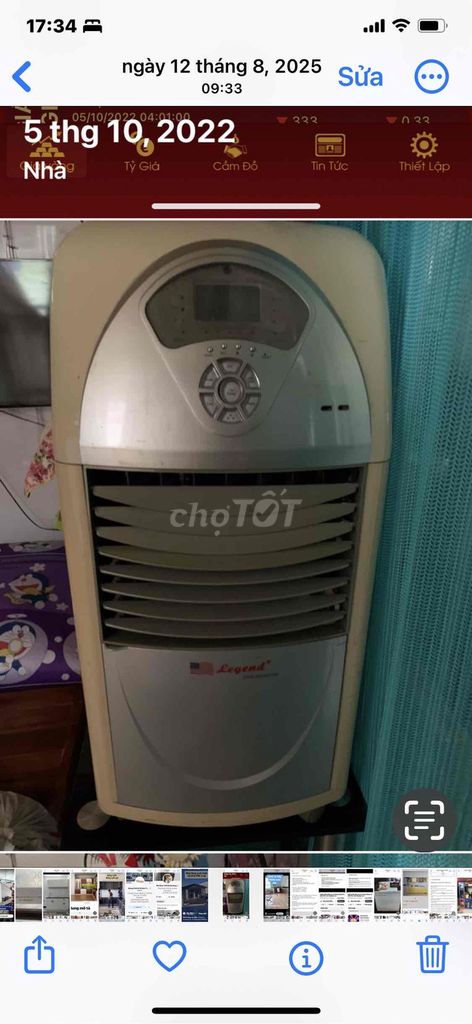 Quạt làm mát Legend màu Be. Mua bán Quạt tại Quận Gò Vấp Tp Hồ Chí Minh được đăng bởi Vũ Thị Trực hình 1