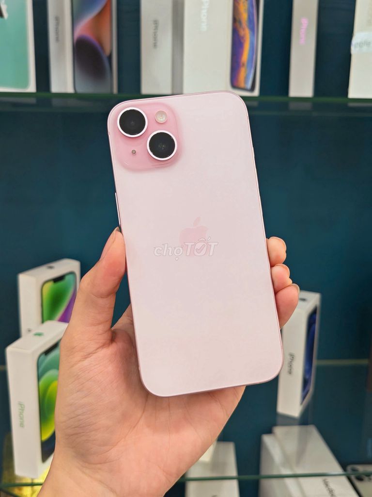 iPhone 15 256GB Hồng Zin Nguyên Bản Có Khay Sim. Mua bán Điện thoại tại Quận Phú Nhuận Tp Hồ Chí Minh được đăng bởi TYMO Việt Nam hình 1