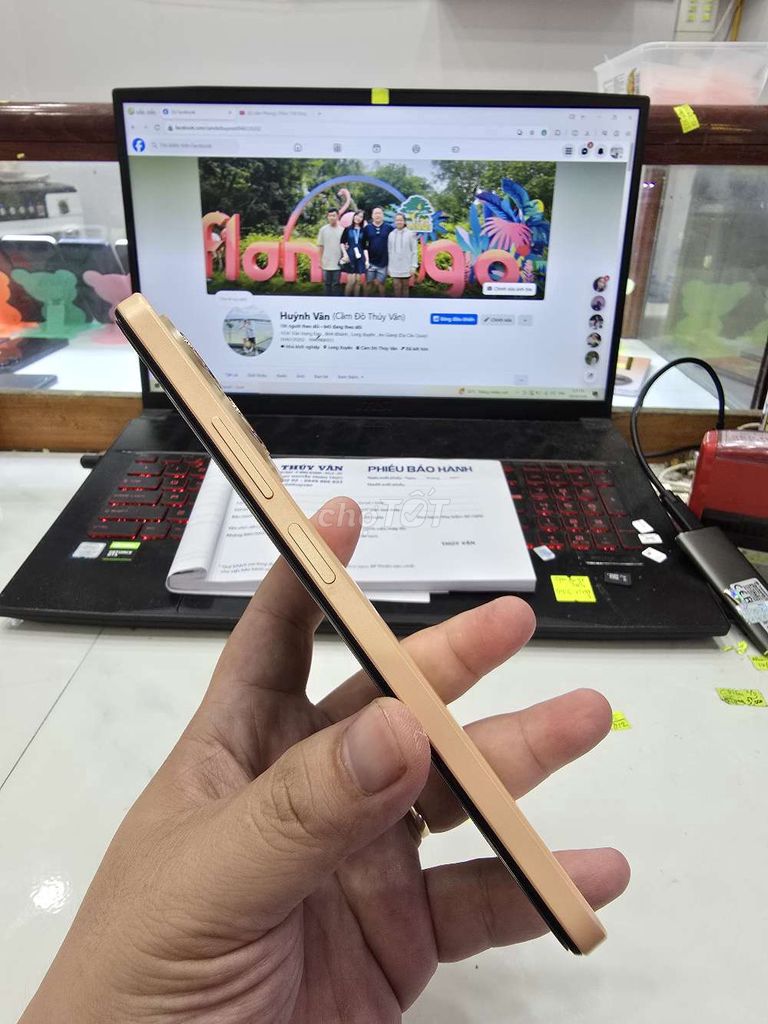 Xiaomi Redmi Note 12 Vàng 256GB. Mua bán Điện thoại tại Thành phố Long Xuyên An Giang được đăng bởi Facebook Cầm Đồ Thúy Vân hình 1