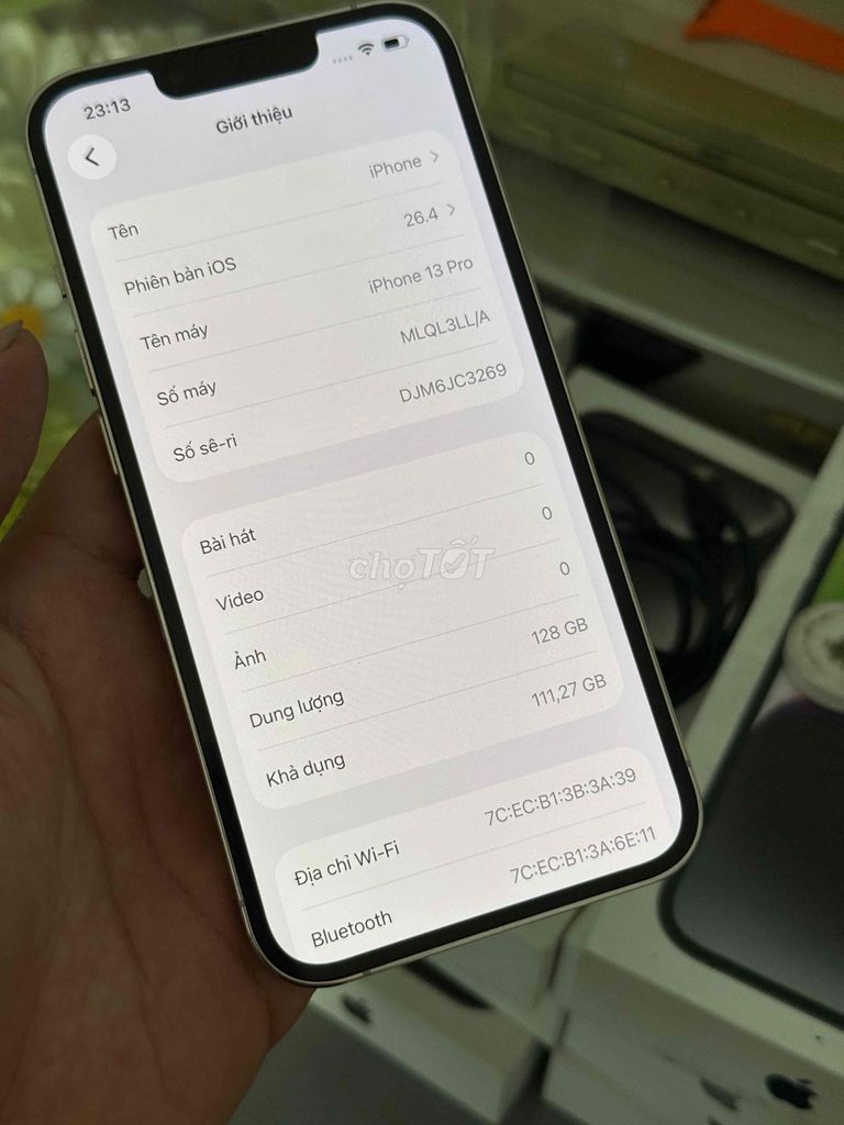 Apple iPhone 13 Pro 128GB Bạc. Mua bán Điện thoại tại Quận Bình Tân Tp Hồ Chí Minh được đăng bởi Ken hình 1