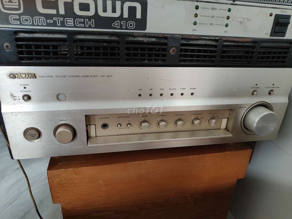 Ampli Yamaha AX497 Bạc 190W. Mua bán Tivi, Âm thanh tại Thành phố Dĩ An Bình Dương được đăng bởi Chú Nam hình 1