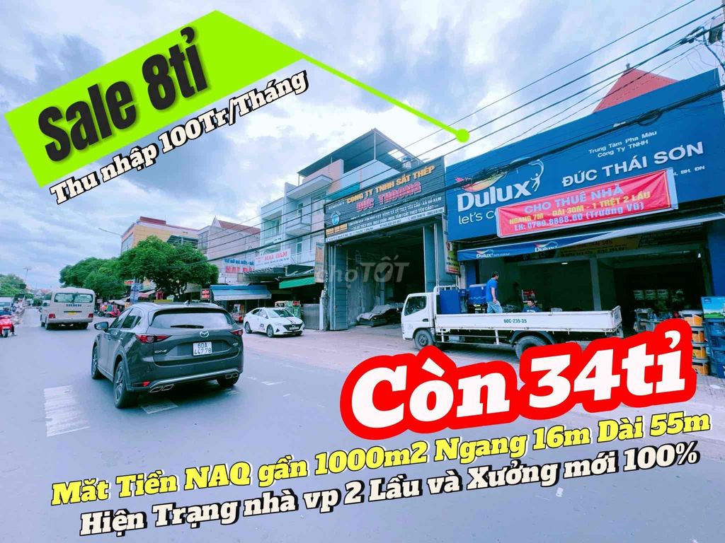 bán mặt Tiền đường Nguyễn Ái Quốc gần 1000m2