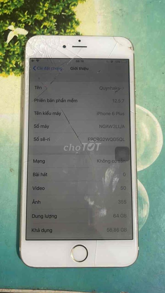 iPhone 6 Plus 64GB Trắng. Mua bán Điện thoại tại Quận Bắc Từ Liêm Hà Nội được đăng bởi Phương Nguyễn hình 1