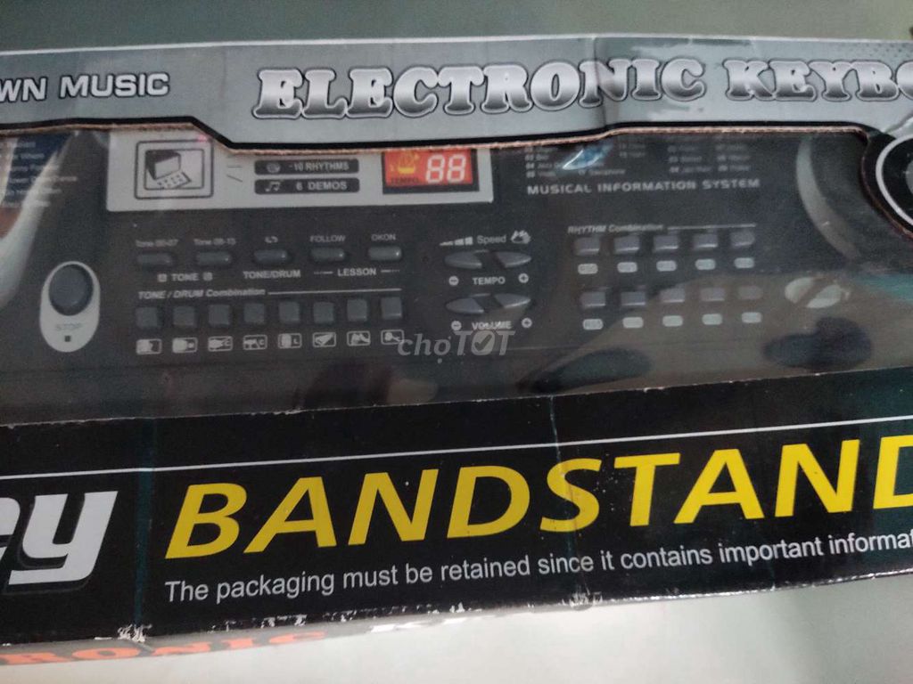 Đàn đồ chơi 61-Key Bandstand Nhựa. Mua bán Sở thích khác tại Thành phố Huế Thừa Thiên Huế được đăng bởi bi anh hình 1