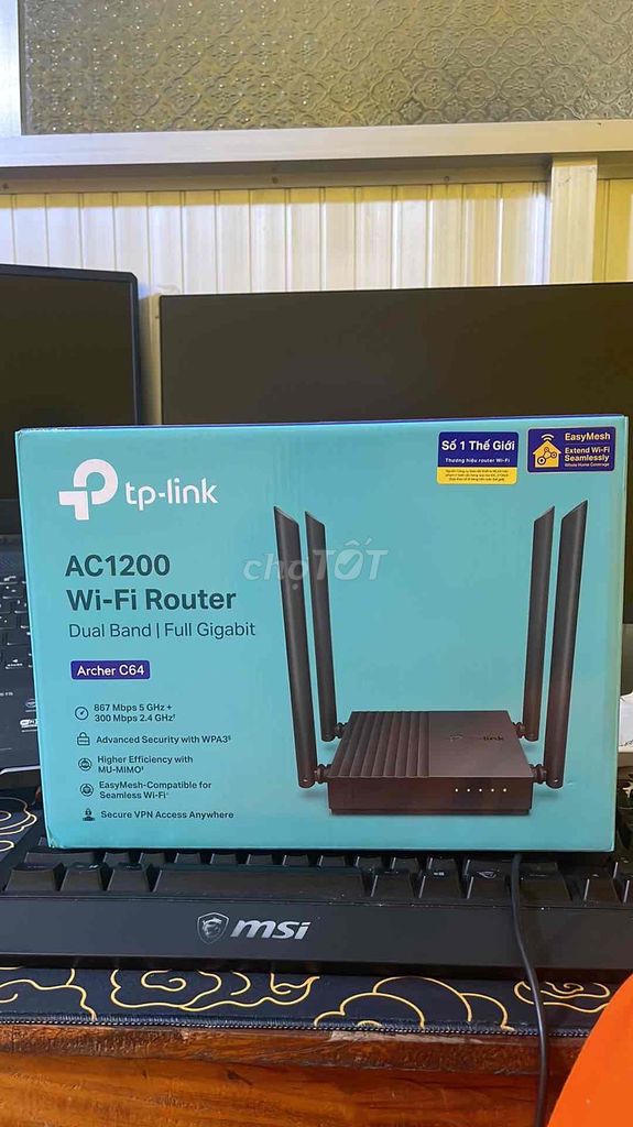 Bộ phát Wifi TP-Link Archer C64 AC1200 Dual Band M. Mua bán Phụ kiện (Màn hình, Chuột...) tại Huyện Phước Long Bạc Liêu được đăng bởi Tran Thi hình 1
