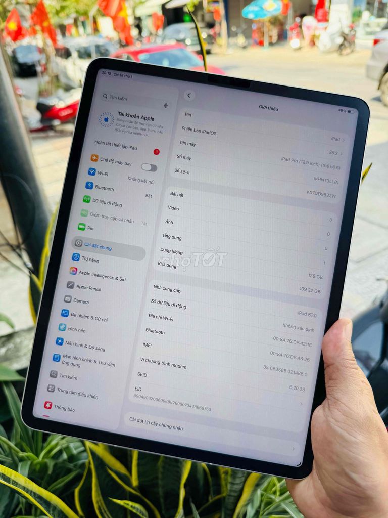 ipad pro m1 -12.9ich 5G. Mua bán Máy tính bảng tại Quận Hải Châu Đà Nẵng được đăng bởi Vũ hình 1