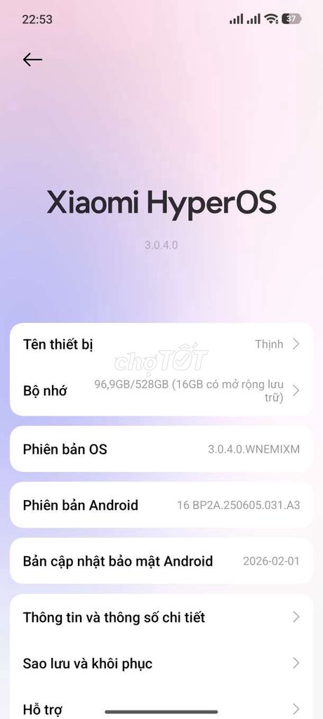 Xiaomi 14T 12GB/512GB Xám 98%. Mua bán Điện thoại tại Quận Bình Tân Tp Hồ Chí Minh được đăng bởi Takeza Thịnh hình 1