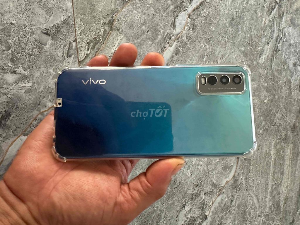 Vivo Y12s Xanh Đã sử dụng. Mua bán Điện thoại tại Huyện Hớn Quản Bình Phước được đăng bởi Bé Nhi hình 1