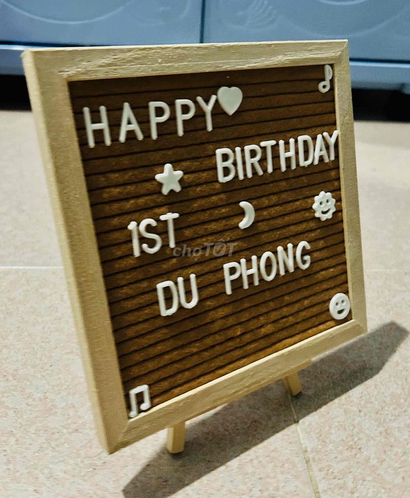 Bảng chữ cái Gỗ, Nhựa. Mua bán Đồ dùng văn phòng tại Quận 4 Tp Hồ Chí Minh được đăng bởi Xuan Mai Huynh Pham hình 1