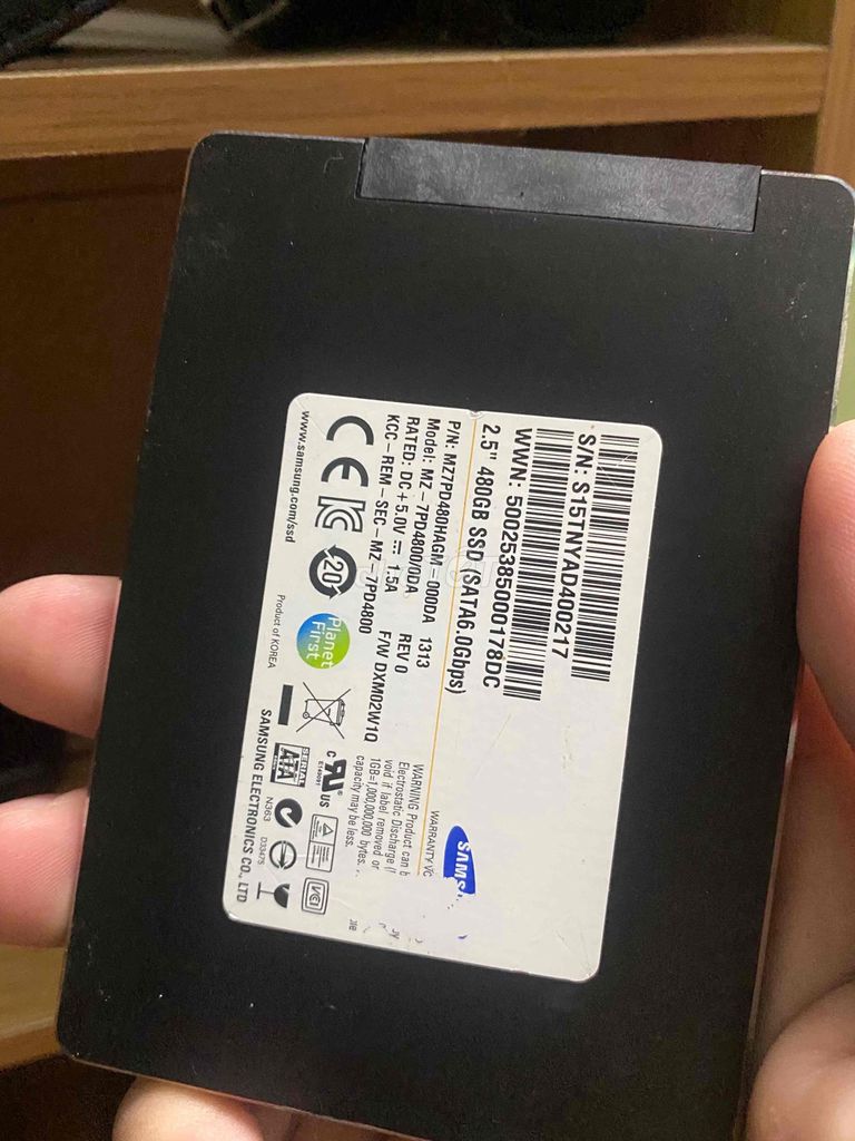 SSD Samsung 480G sata 3 cần bán zin