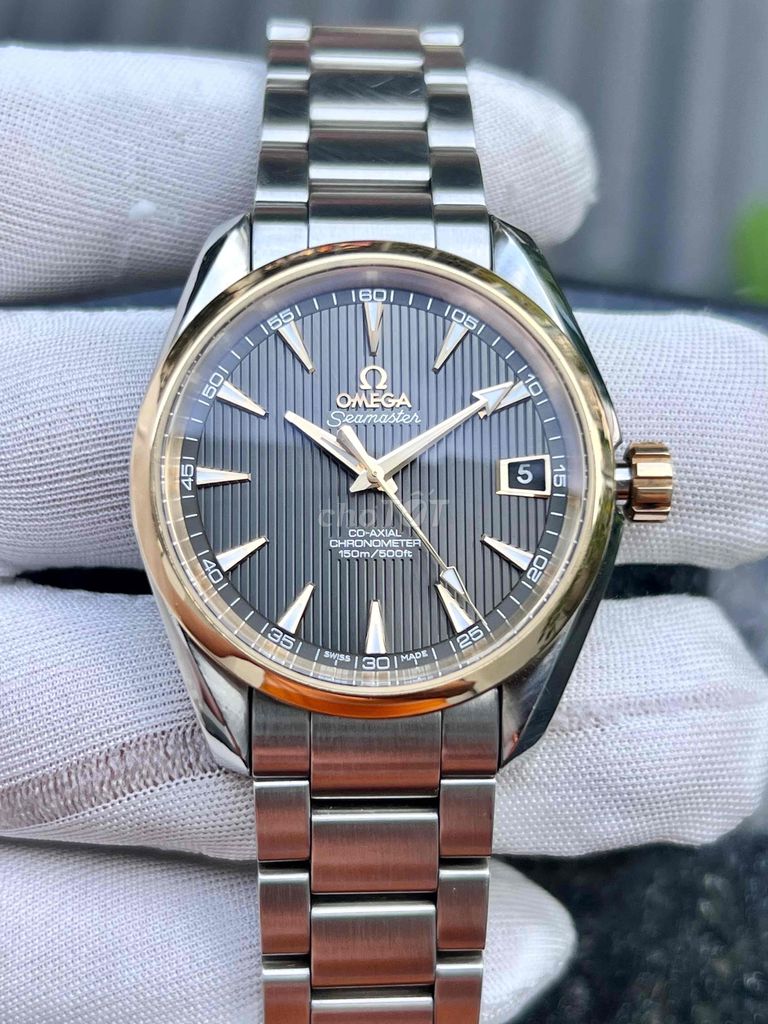 Omega Seamaster Demi vàng 18k 38.5mm