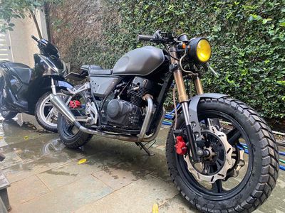 Honda CBR 2 máy màu Xám