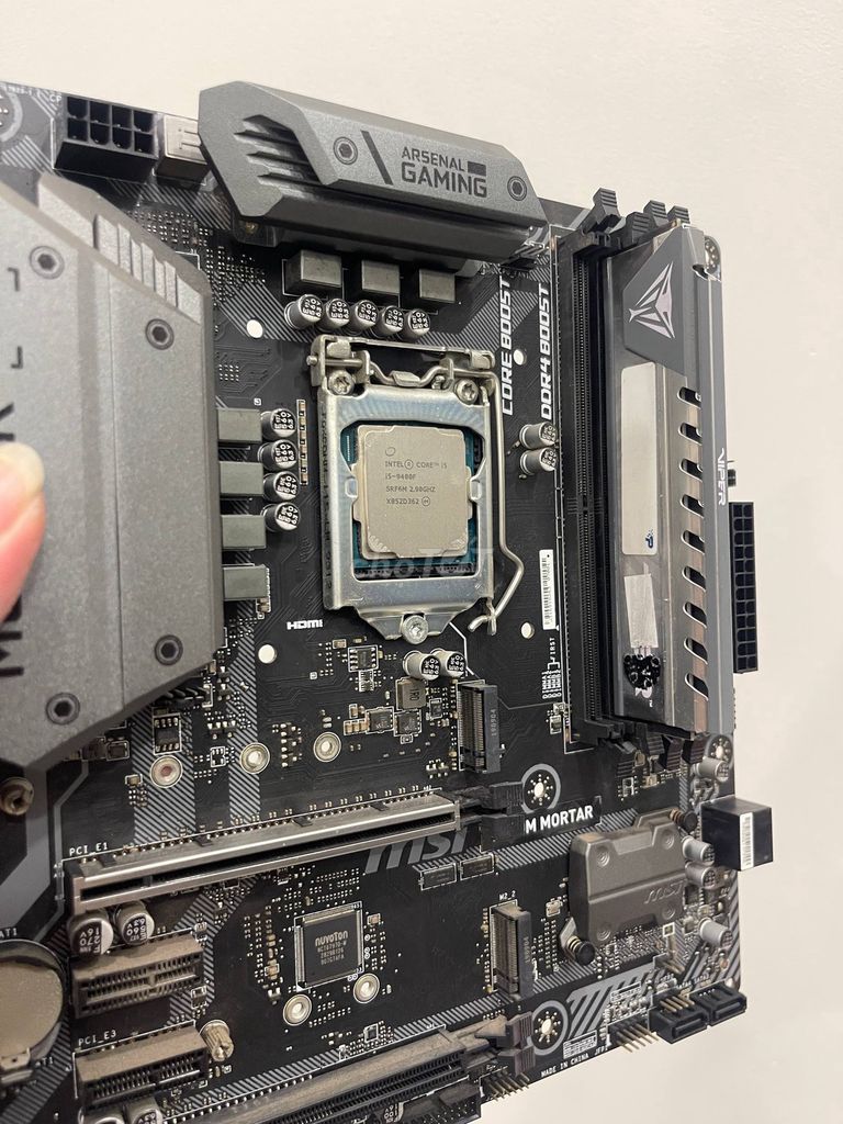Combo MSI B360m Mortar + i5-9400f + RAM 8GB 2666. Mua bán Linh kiện (RAM, Card...) tại Quận Bình Thạnh Tp Hồ Chí Minh được đăng bởi Toan Nguyen hình 1