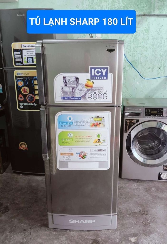 Tủ lạnh Sharp 180 lít. Mua bán Tủ lạnh tại Thành phố Nha Trang Khánh Hòa được đăng bởi Bảo trì điện lạnh Nha Trang hình 1