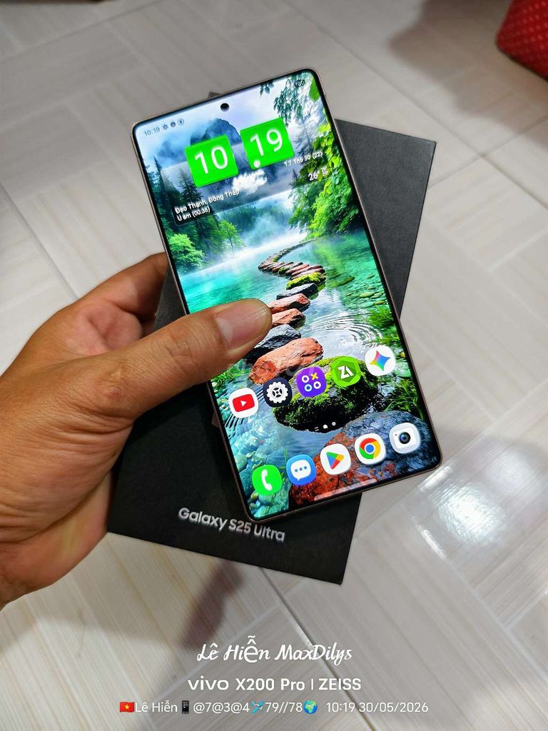 Samsung S25 Ultra 5G 12/256 Zin Áp, Máy 98,5%. Mua bán Điện thoại tại Thành phố Mỹ Tho Tiền Giang được đăng bởi LH Max Dilys hình 1