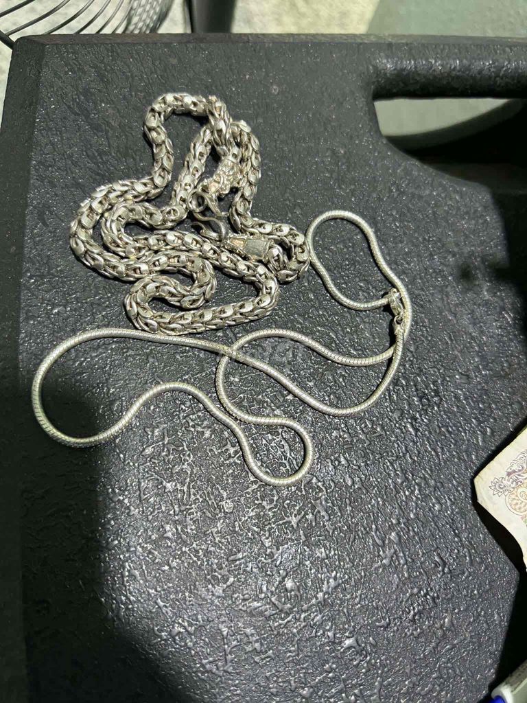 Dây chuyền Bạc 55-57cm. Mua bán Phụ kiện thời trang khác tại Huyện Tân Châu Tây Ninh được đăng bởi superman hình 1