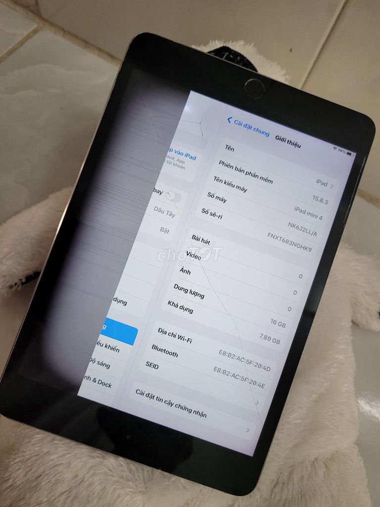 Ipad Mini 4 16g giá tốt