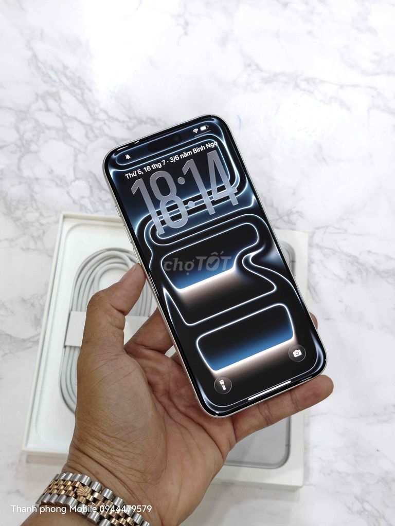 iPhone 17 Pro Max 256GB mới active 10 ngày. Mua bán Điện thoại tại Thành phố Cà Mau Cà Mau được đăng bởi Thanh phong  hình 1