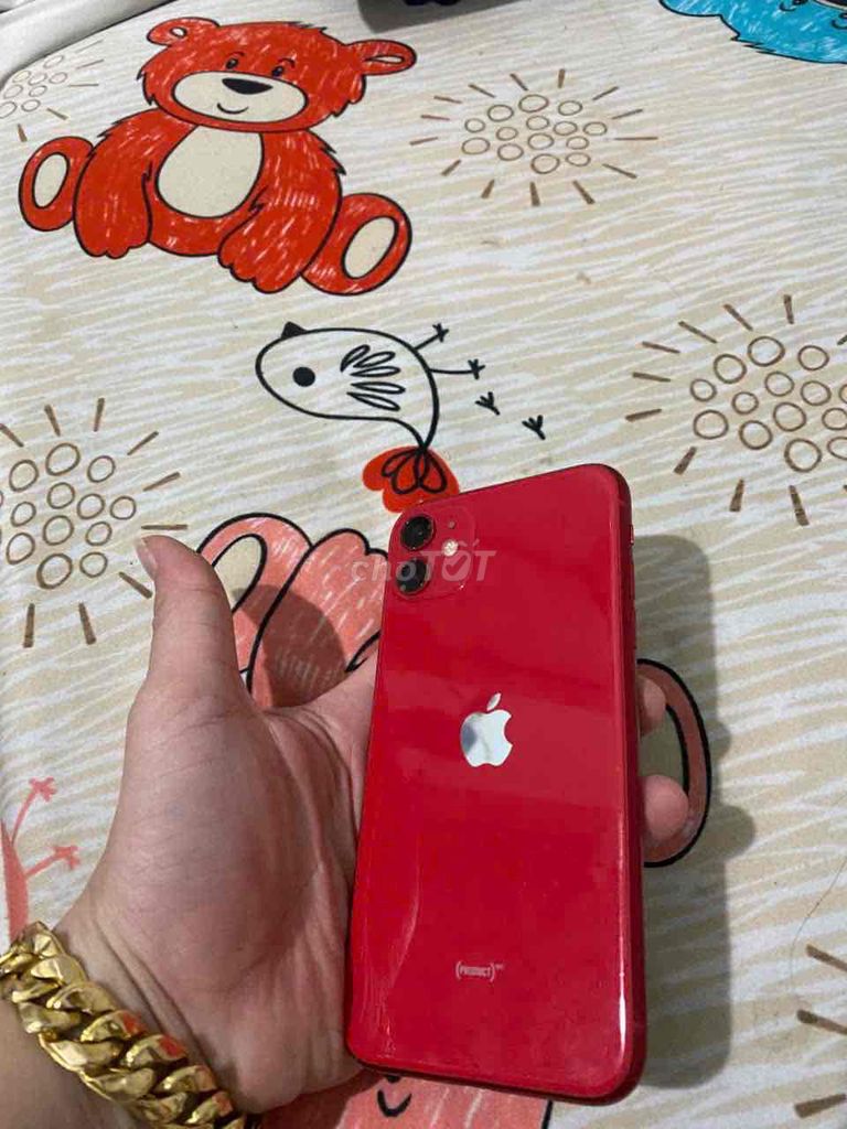 Apple iPhone 11 Đỏ Đã sử dụng 93%. Mua bán Điện thoại tại Thành phố Thuận An Bình Dương được đăng bởi phúc cần alo ko nhắn tin  hình 1