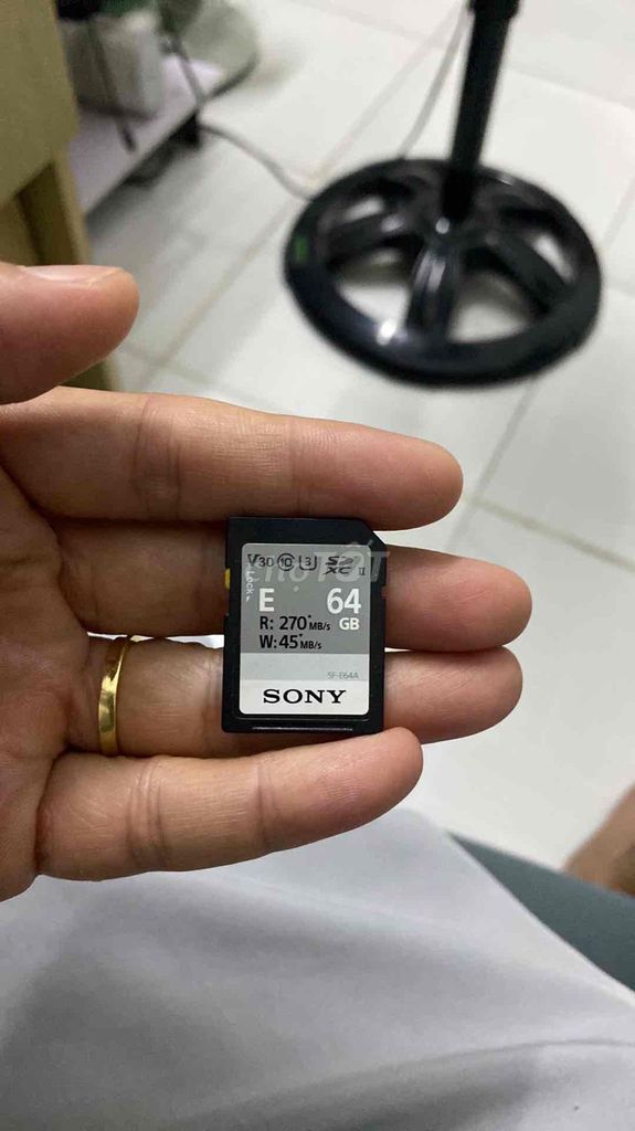Thẻ nhớ SDXC Sony 64GB 270MB/s 70MB/s. Mua bán Phụ kiện (Màn hình, Chuột...) tại Quận 4 Tp Hồ Chí Minh được đăng bởi Long hình 1