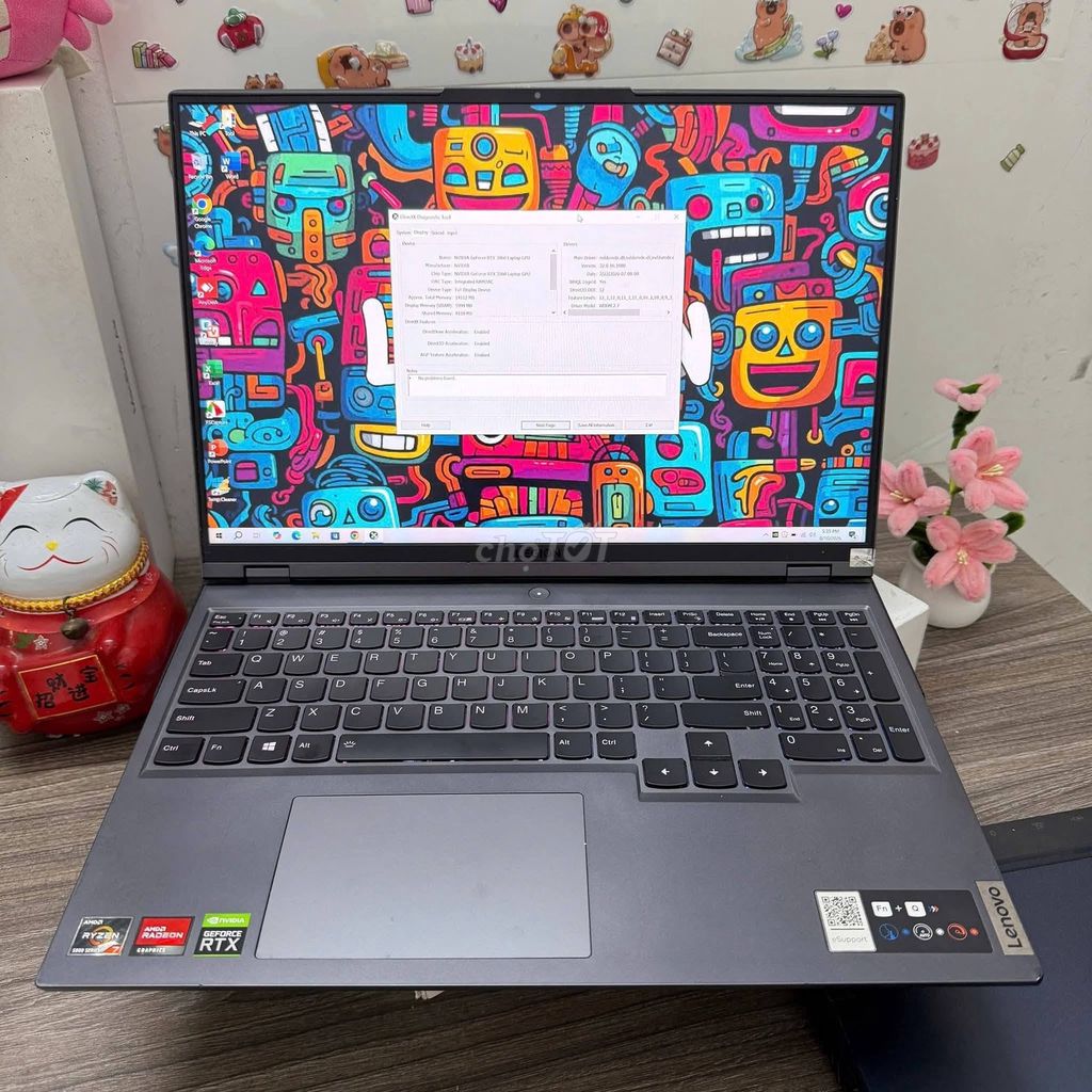 Lenovo Legion 5 Pro 16ACH6H Ryzen 7 16GB/512GB RTX 3060. Mua bán Laptop tại Quận Cầu Giấy Hà Nội được đăng bởi Hội Đồ Điện Tử hình 1