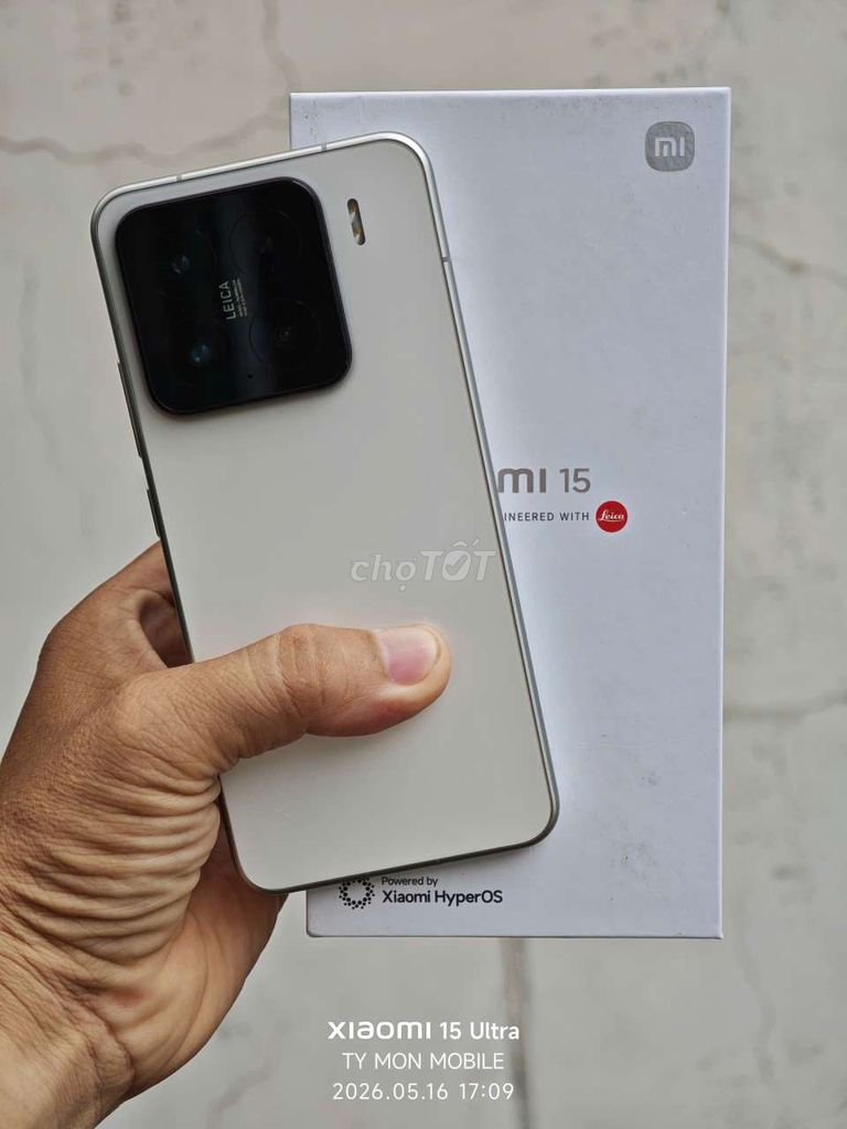 Xiaomi 15 256GB Trắng, Đen. Mua bán Điện thoại tại Quận 5 Tp Hồ Chí Minh được đăng bởi TY  MON MOBILE hình 1
