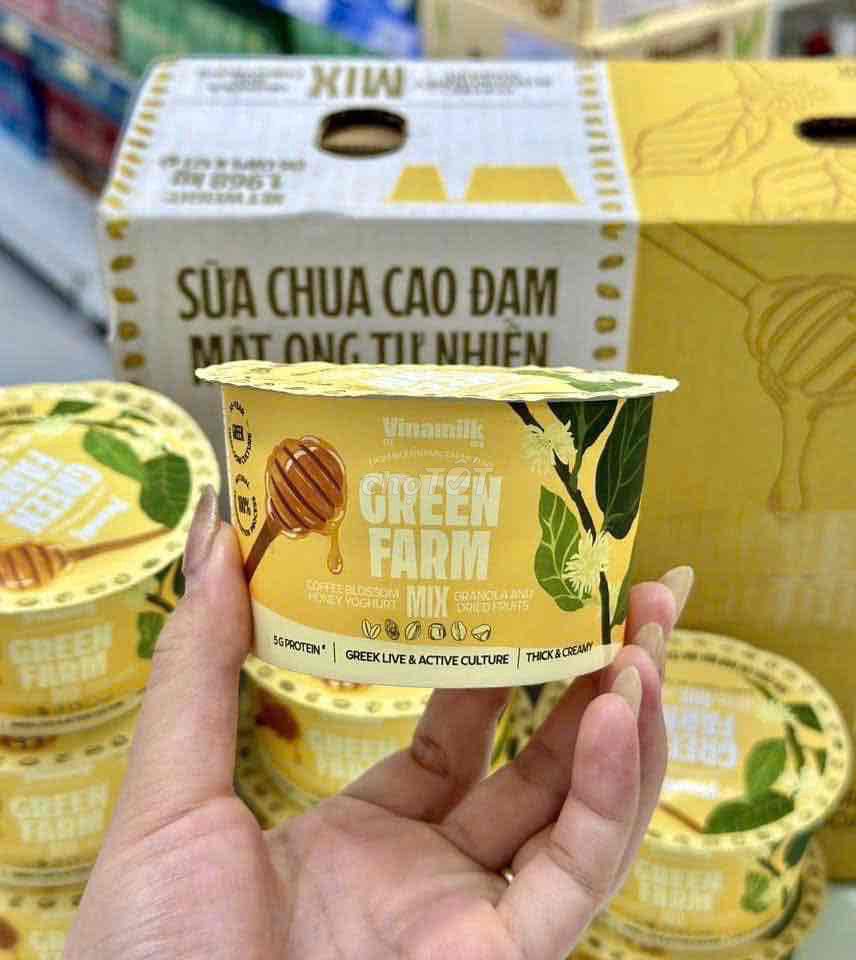 Sữa chua Vinamilk Green Farm Cao Đạm 100g. Mua bán Đồ ăn, thực phẩm và các loại khác tại Quận 10 Tp Hồ Chí Minh được đăng bởi Huỳnh Trang hình 1
