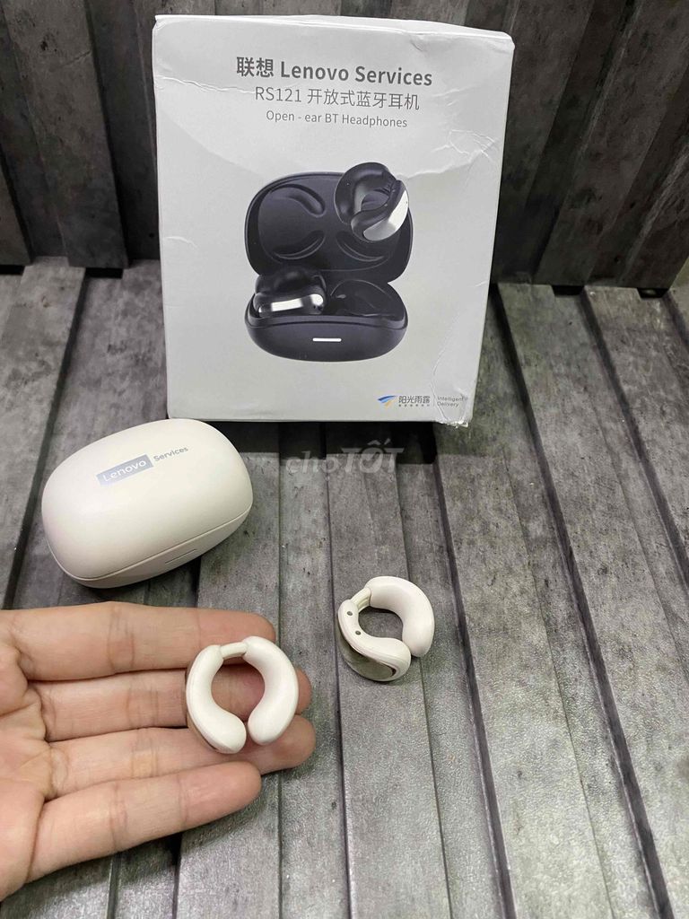Tai nghe Bluetooth Lenovo RS121 Trắng. Mua bán Tivi, Âm thanh tại Huyện Nhà Bè Tp Hồ Chí Minh được đăng bởi Thiện Thuật hình 1