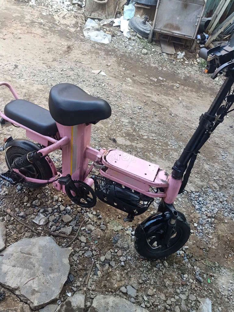 Xe đạp điện màu Hồng. Mua bán Xe điện tại Quận Bình Tân Tp Hồ Chí Minh được đăng bởi Hoa mộc lan hình 1