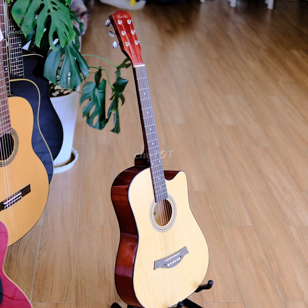Đàn guitar Mocoluz MGS-0818 Nâu. Mua bán Nhạc cụ tại Thành phố Phan Rang-Tháp Chàm Ninh Thuận được đăng bởi Danshari Guitar hình 1