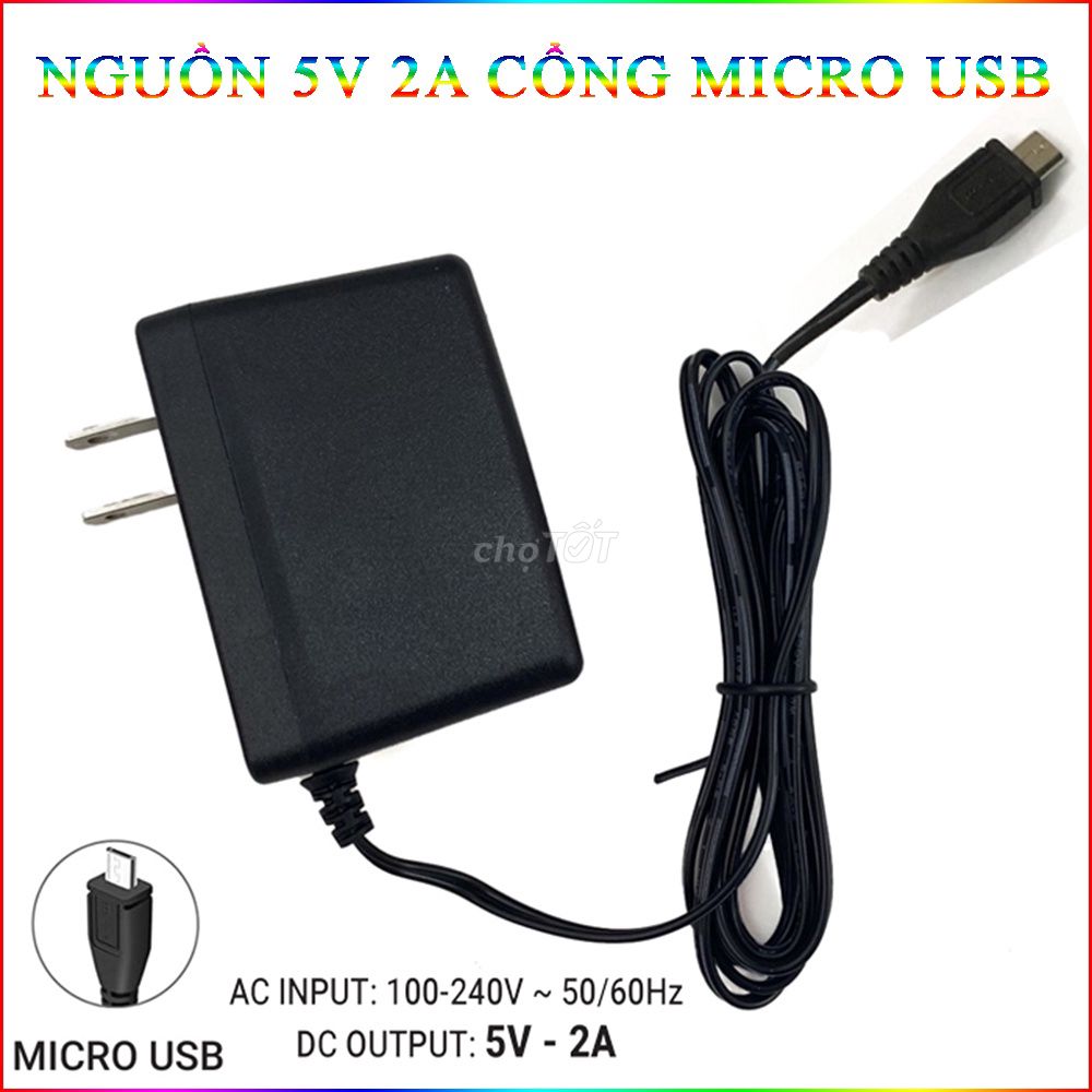 Bộ sạc 5V 2A Micro USB Đen Camera WiFi. Mua bán Phụ kiện (Màn hình, Chuột...) tại Quận Tân Phú Tp Hồ Chí Minh được đăng bởi Thu Nguyen hình 1