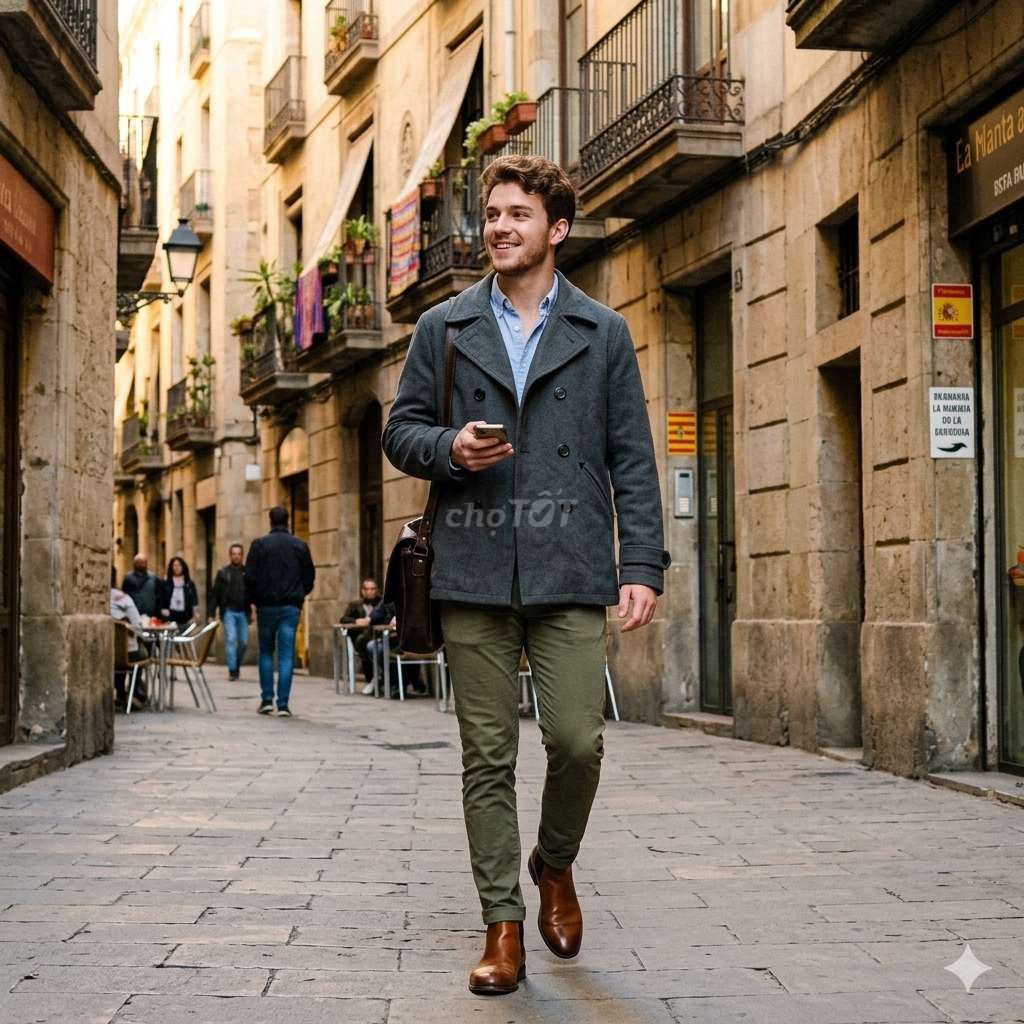 Áo khoác dạ Gu Nhật Bản size L . Mua bán Quần áo tại Quận Tây Hồ Hà Nội được đăng bởi Xem Nữa ở Đây hình 1