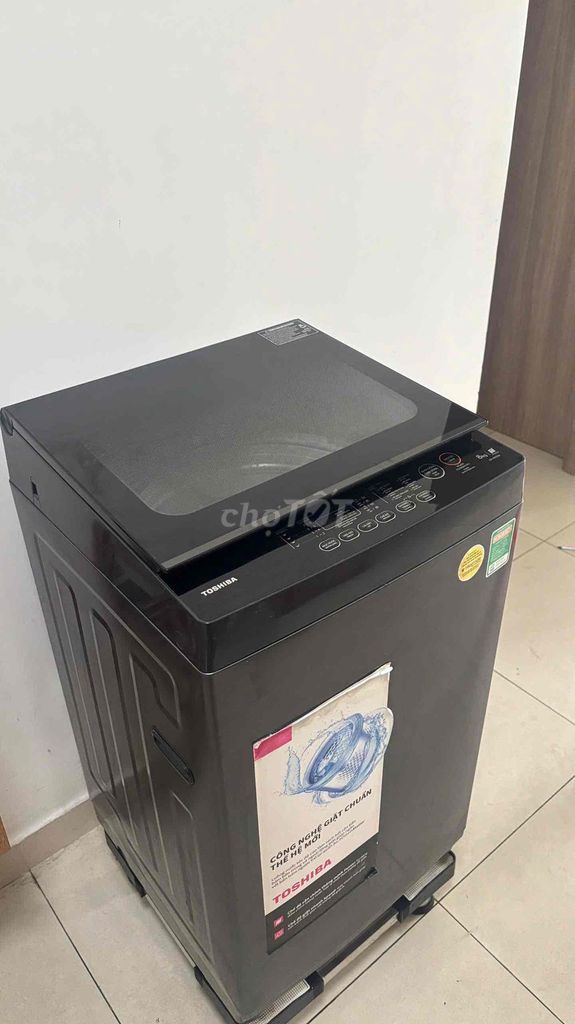 Máy giặt Toshiba 8kg cửa trên màu Đen. Mua bán Máy giặt tại Thành phố Thủ Đức Tp Hồ Chí Minh được đăng bởi Tài Ròm hình 1