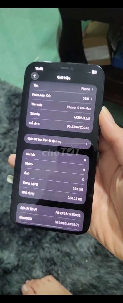 Apple iPhone 12 Pro Max 256GB Xanh. Mua bán Điện thoại tại Huyện An Lão Hải Phòng được đăng bởi nguyễn bảo hình 1