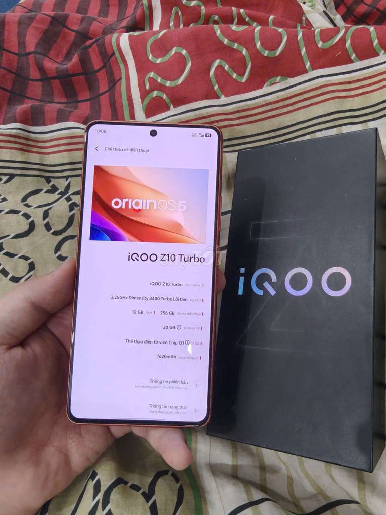 iQOO Z10 Turbo bán hoặc gl. Mua bán Điện thoại tại Quận Hoàng Mai Hà Nội được đăng bởi Jacking Son hình 1