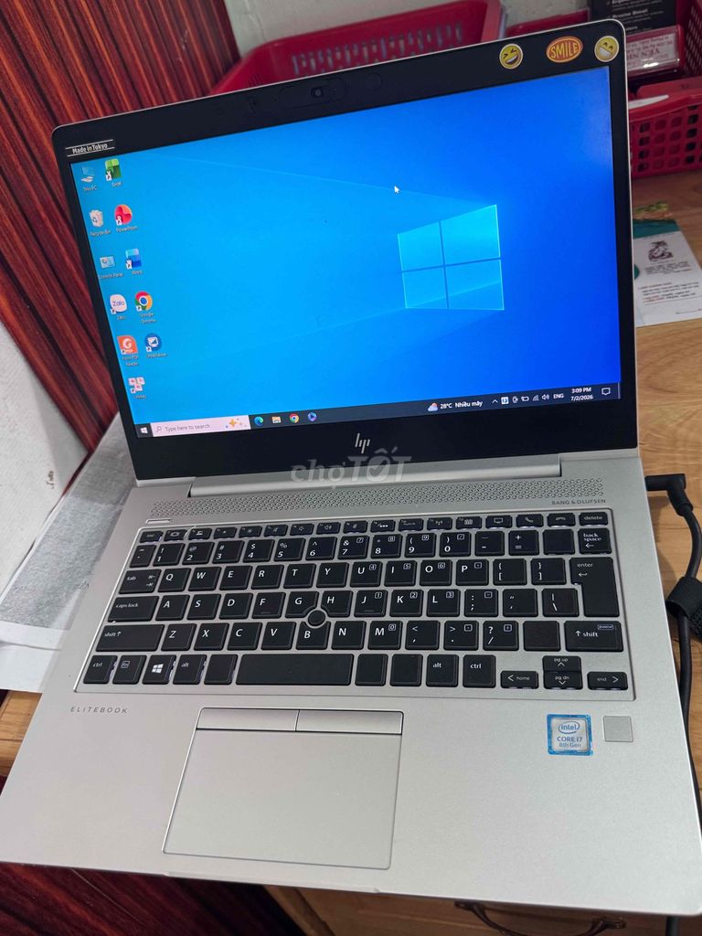 HP EliteBook Bạc Kim loại Like New. Mua bán Laptop tại Huyện Phong Điền Cần Thơ được đăng bởi CHXM yến nhi hình 1