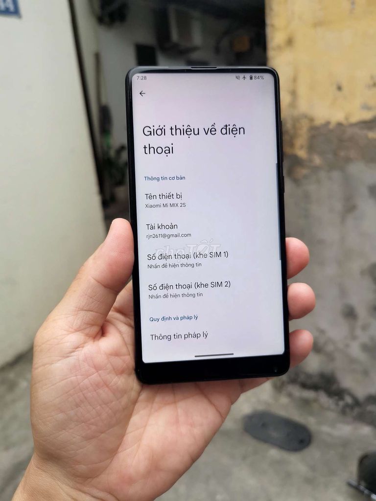 Xiaomi Mi Mix 2S 128GB Đen. Mua bán Điện thoại tại Quận Hai Bà Trưng Hà Nội được đăng bởi duong anh dung hình 1