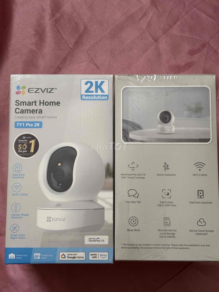 Camera an ninh EZVIZ TY1 Pro 2K Trắng. Mua bán Nội thất, đồ gia dụng khác tại Huyện Châu Thành Tiền Giang được đăng bởi Đăng hình 1