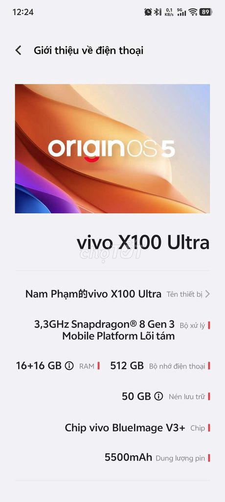 Dư dùng e cần pas vivo x100ultra bản 16/512gb. Mua bán Điện thoại tại Quận 3 Tp Hồ Chí Minh được đăng bởi Nam hình 1