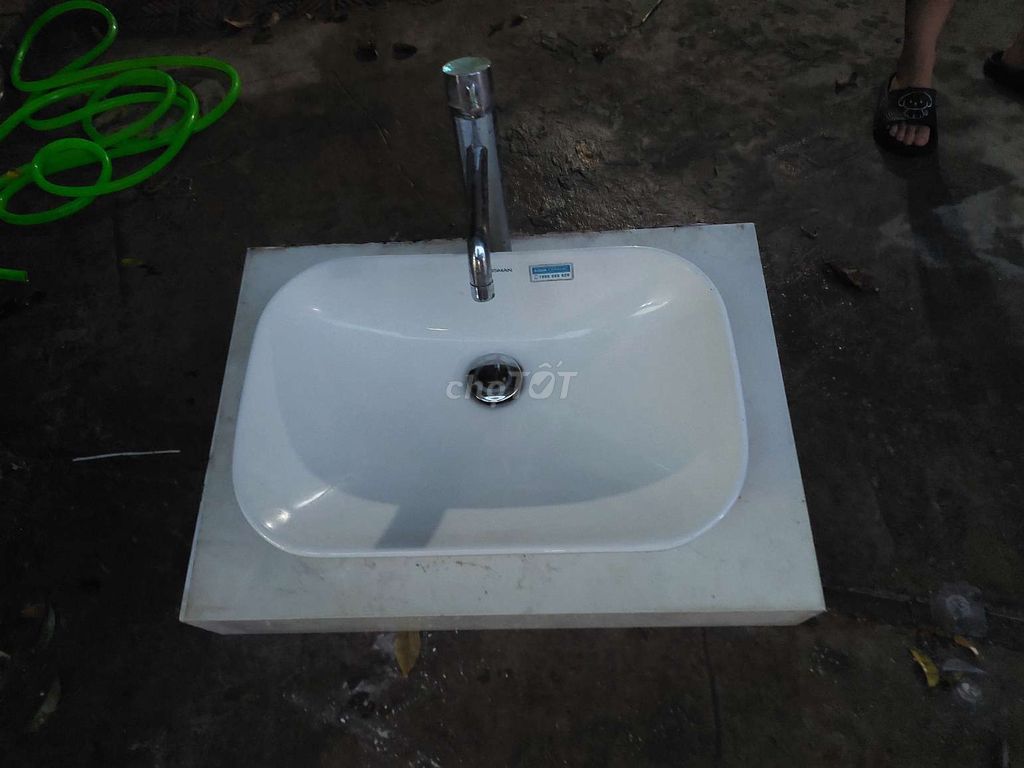 Chậu rửa mặt Sứ Đá Trắng mới đẹp. Mua bán Thiết bị vệ sinh, nhà tắm tại Quận Hà Đông Hà Nội được đăng bởi Vũ văn khương hình 1