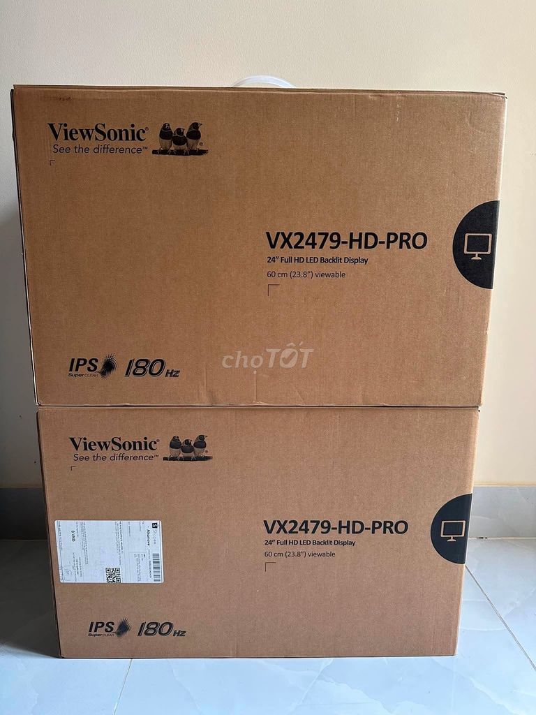 Bộ đôi ViewSonic VX2479 180Hz BH 9/2028 like new. Mua bán Phụ kiện (Màn hình, Chuột...) tại Quận Bình Thạnh Tp Hồ Chí Minh được đăng bởi TOÀN MÀN HÌNH hình 1