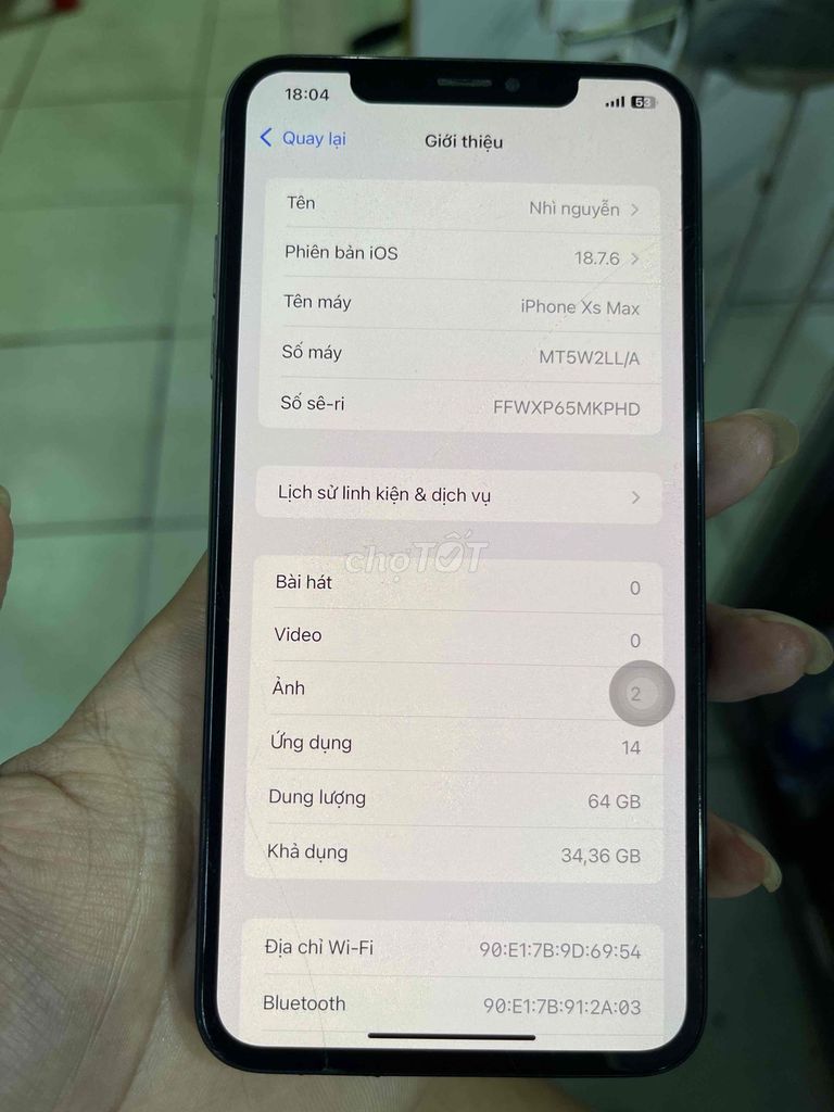 Apple iPhone Xs Max 64GB Trắng chữa cháy. Mua bán Điện thoại tại Quận 12 Tp Hồ Chí Minh được đăng bởi Nguyễn Cao Cường hình 1