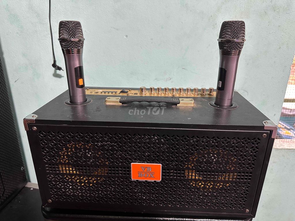 Loa karaoke VB BOX Đen 2 micro. Mua bán Tivi, Âm thanh tại Quận Cẩm Lệ Đà Nẵng được đăng bởi Minh nhật quang hình 1